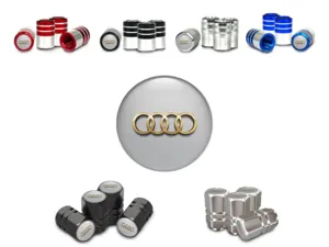 Audi Bouchons De Valve Jantes Vélo Design Universel